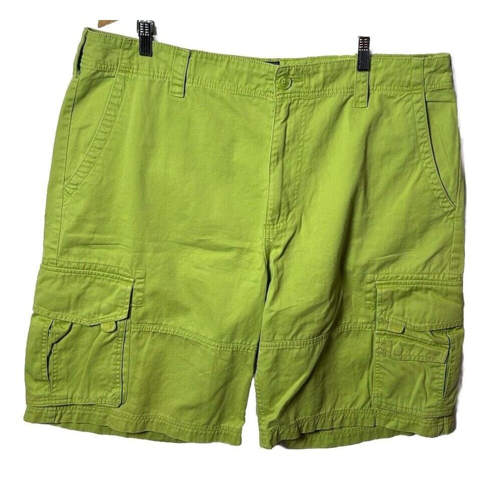 American Rag Cargo Shorts Mens Sz 40 Bermuda Gorpcore 100% Cotton‎ Green-156